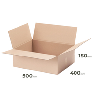 Brauner Klappkarton 500x400x150 mm günstig Online in Österreich kaufen.