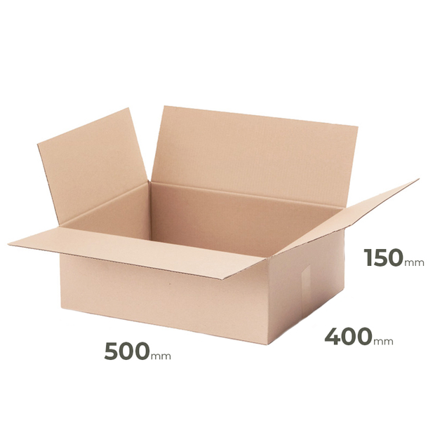 Brauner Klappkarton 500x400x150 mm günstig Online in Österreich kaufen.