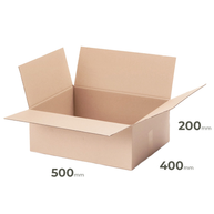 Brauner Klappkarton 500x400x200 mm günstig Online in Österreich kaufen.