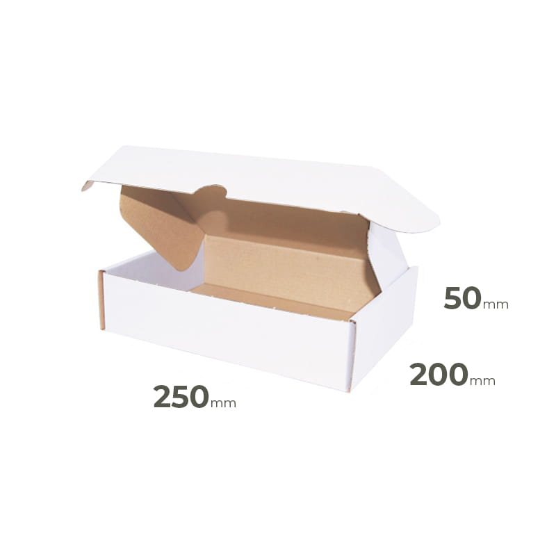 Weiße Faltschachtel 250x200x50 mm günstig Online in Österreich kaufen.