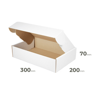 Weiße Faltschachtel 300x200x70 mm günstig Online in Österreich kaufen.