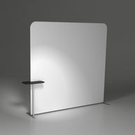 Beistelltisch Displaywand linke Seite