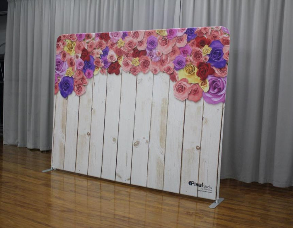 Displaywand Textil 250cm mit Reißverschluss