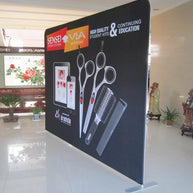 Displaywand Textil 300 mit Logodruck