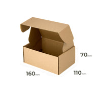 Faltschachtel braun160x110x70 Set von 20 Stk online günstig kaufen