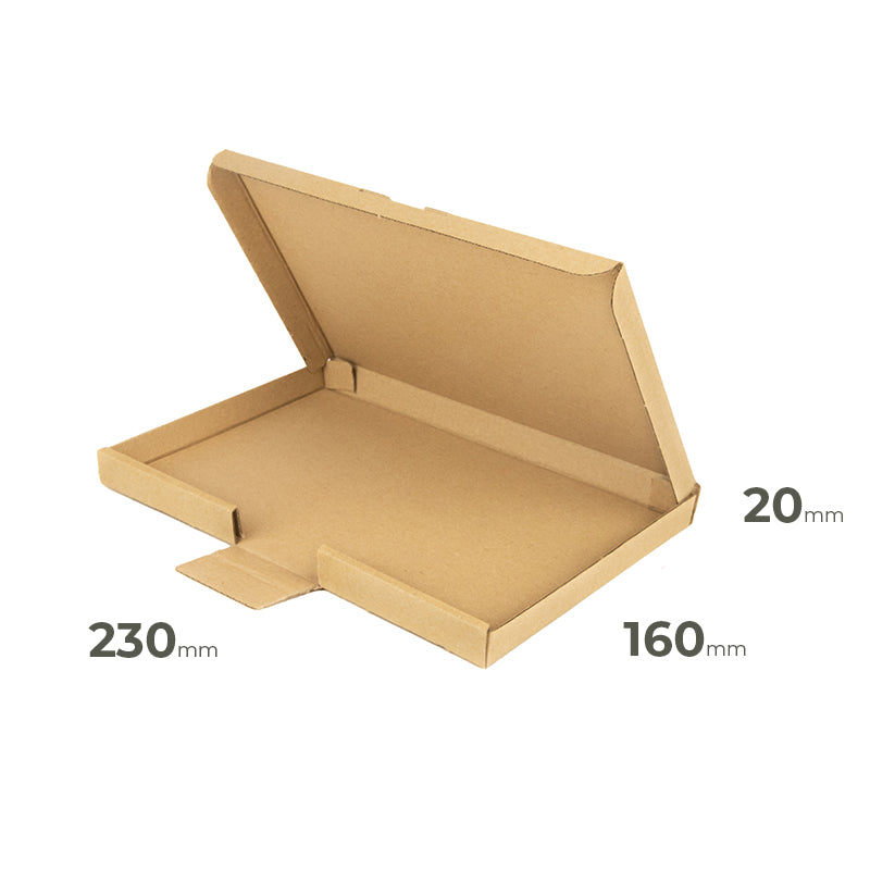 Faltschachtel 230x160x20mm in kleinen Mengen online kaufen