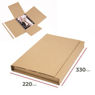 Buchkarton mit Klebeband 200x300mm