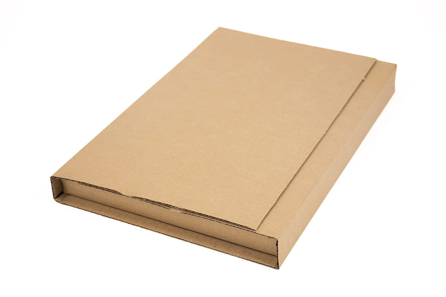 Buchverpackung Karton Kleberband