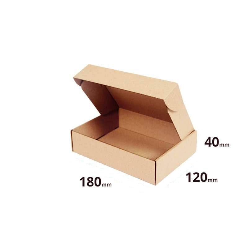 Klappschachtel 180x120x340mm (18x12x4cm) Faltschachtel Farbe Braun Welle E online bestellen
