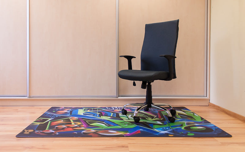 Drehstuhl Unterlage mit Branding