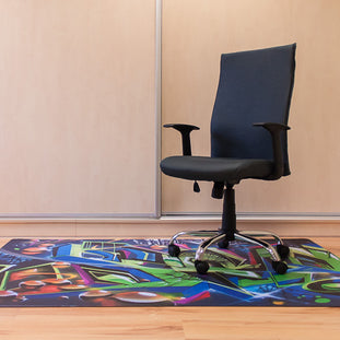 Drehstuhl Unterlage mit Branding