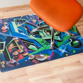 Jugendzimmer Drehstuhl Unterlage mit eigenem Motiv