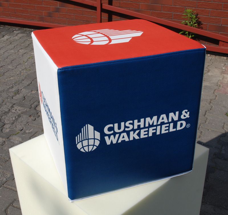 Sitzwürfel 45×45 mit Branding