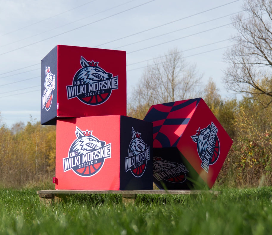 Sitzwürfel 50x50 mit Branding