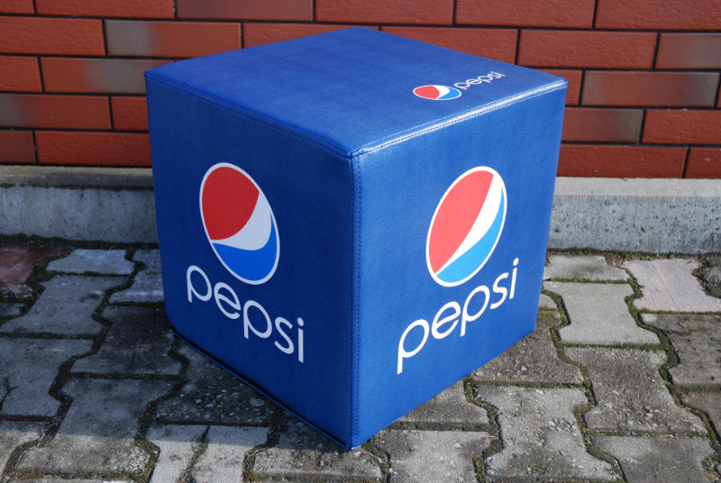 Sitzwrürfel mit Branding