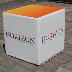 Werbewürfel 40x40 mit Logo