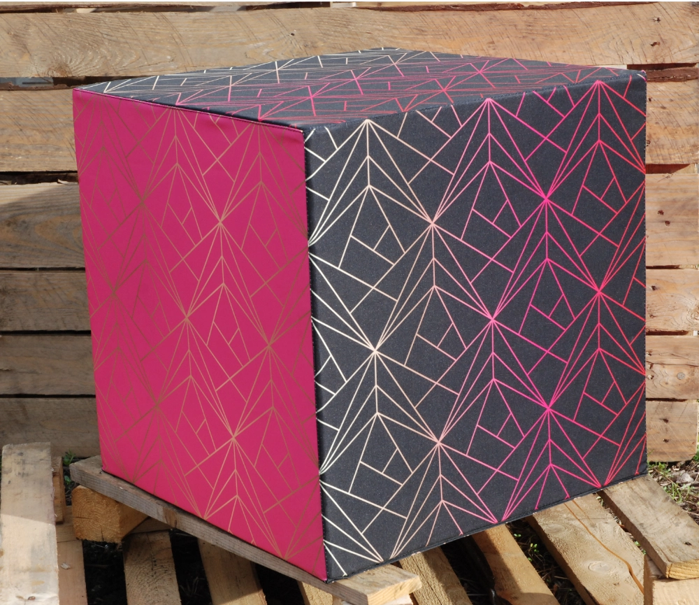 Sitzwürfel 45x45 Polyester bedruckt