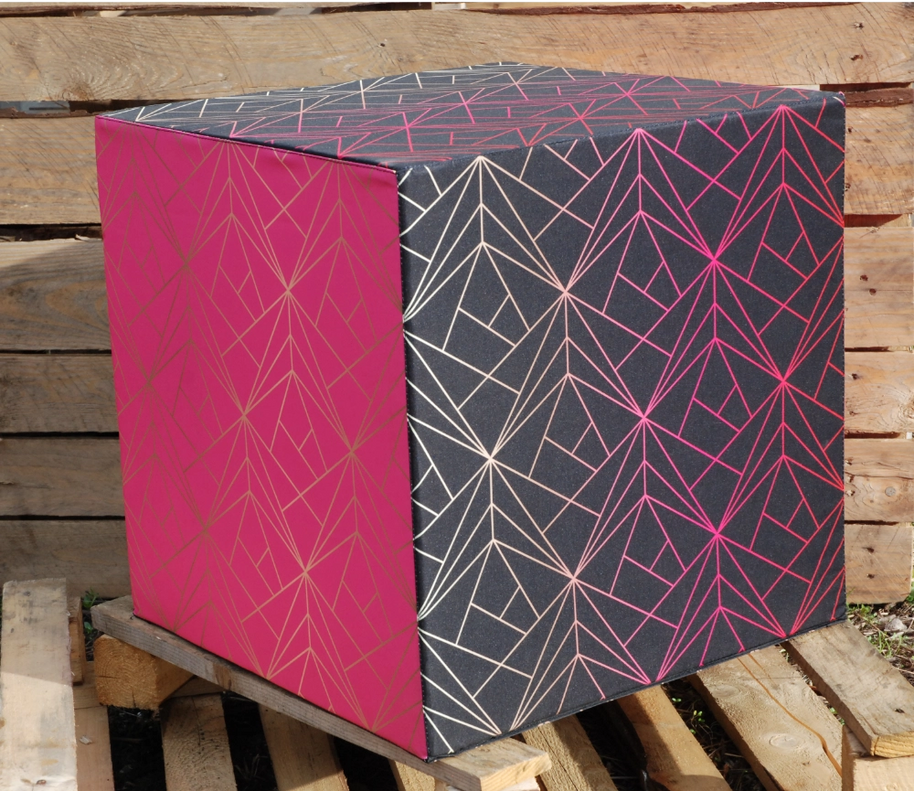 Sitzwürfel 45x45 Polyester bedruckt