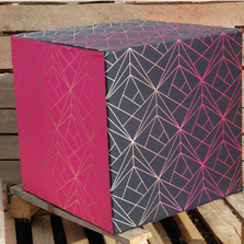 Sitzwürfel 45x45 Polyester bedruckt
