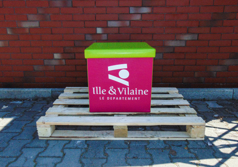 Logo Würfel faltbar
