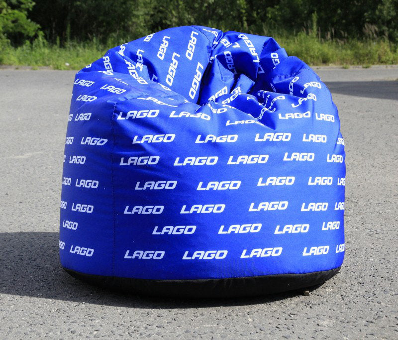 Sitzsack rund mit Logo bedrucken