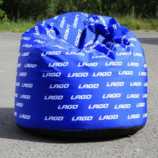 Sitzsack rund mit Logo bedrucken