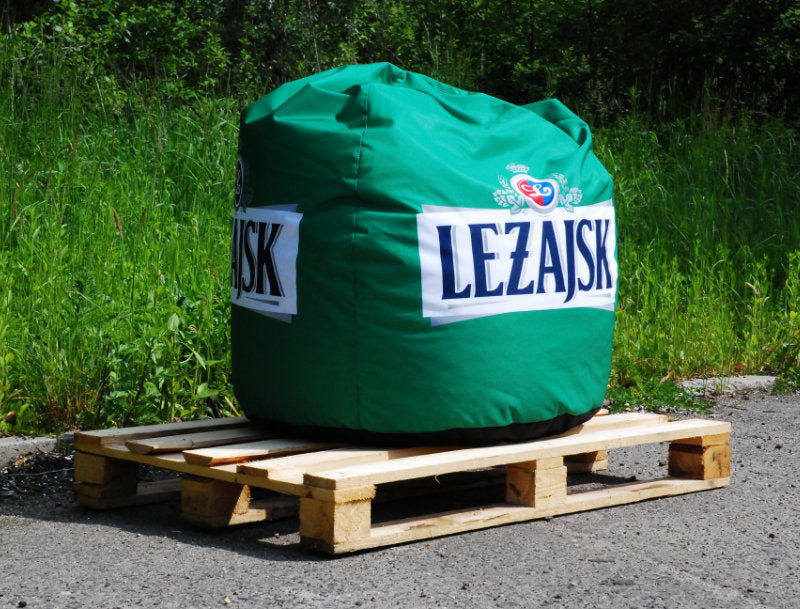 Sitzsack mit Logo