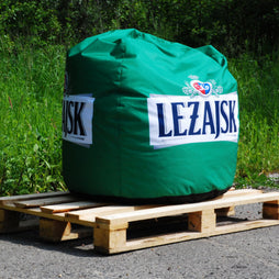 Sitzsack mit Logo