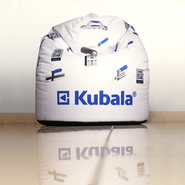 Runder Sacco Sitzsack mit Branding
