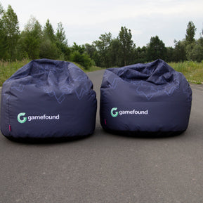Runder Sitzsack Sako XL bedruckt