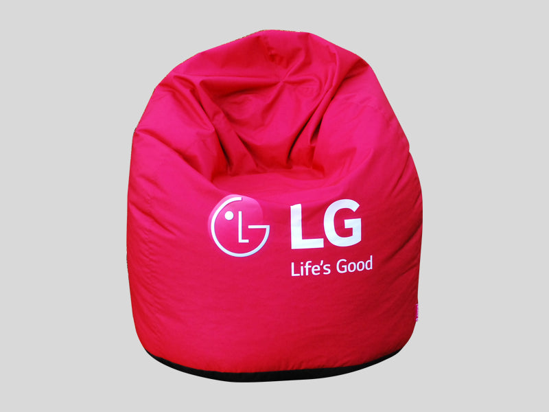 Sitzsack XL rund mit Logo bedrucken