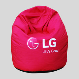 Sitzsack XL rund mit Logo bedrucken