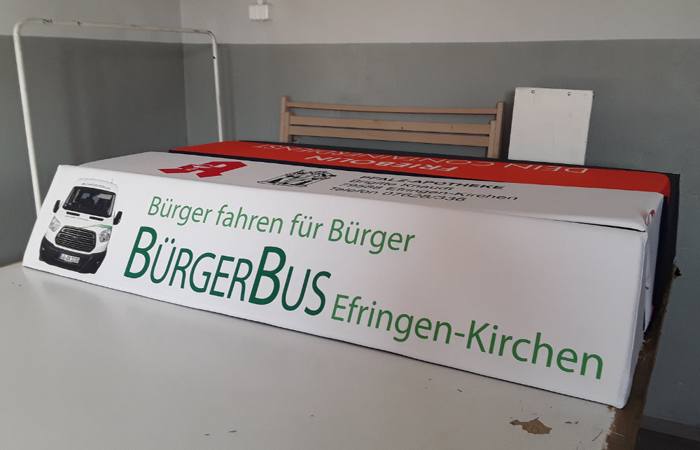 Schaumstoffbanden für Fußballplatz