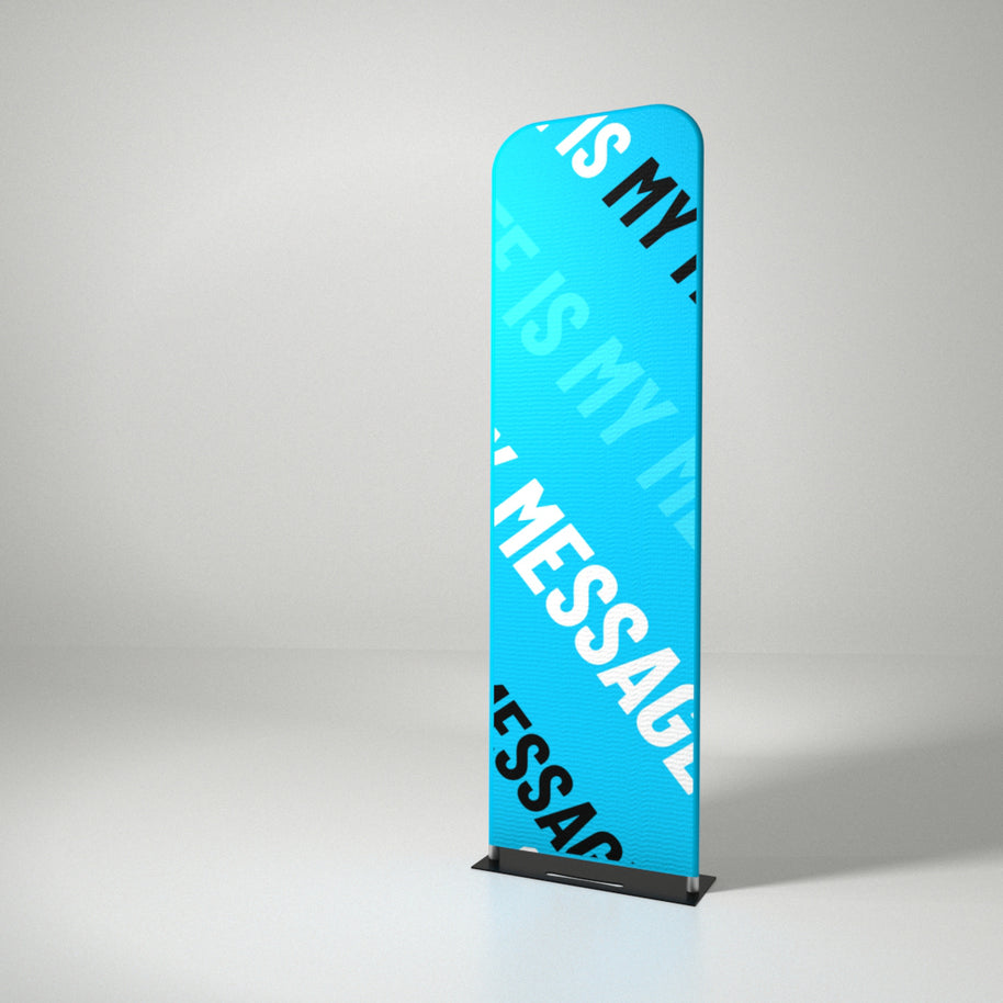 Textiler Werbebanner für Indoor Werbung POS online bestellen 60cm Breite