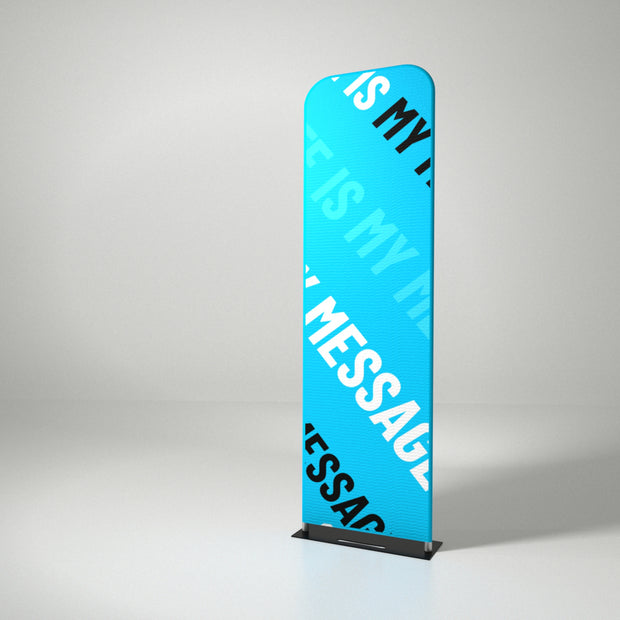Textiler Werbebanner für Indoor Werbung POS online bestellen 60cm Breite