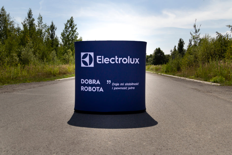 bedruckte pneumatische Theke mit Logodruck