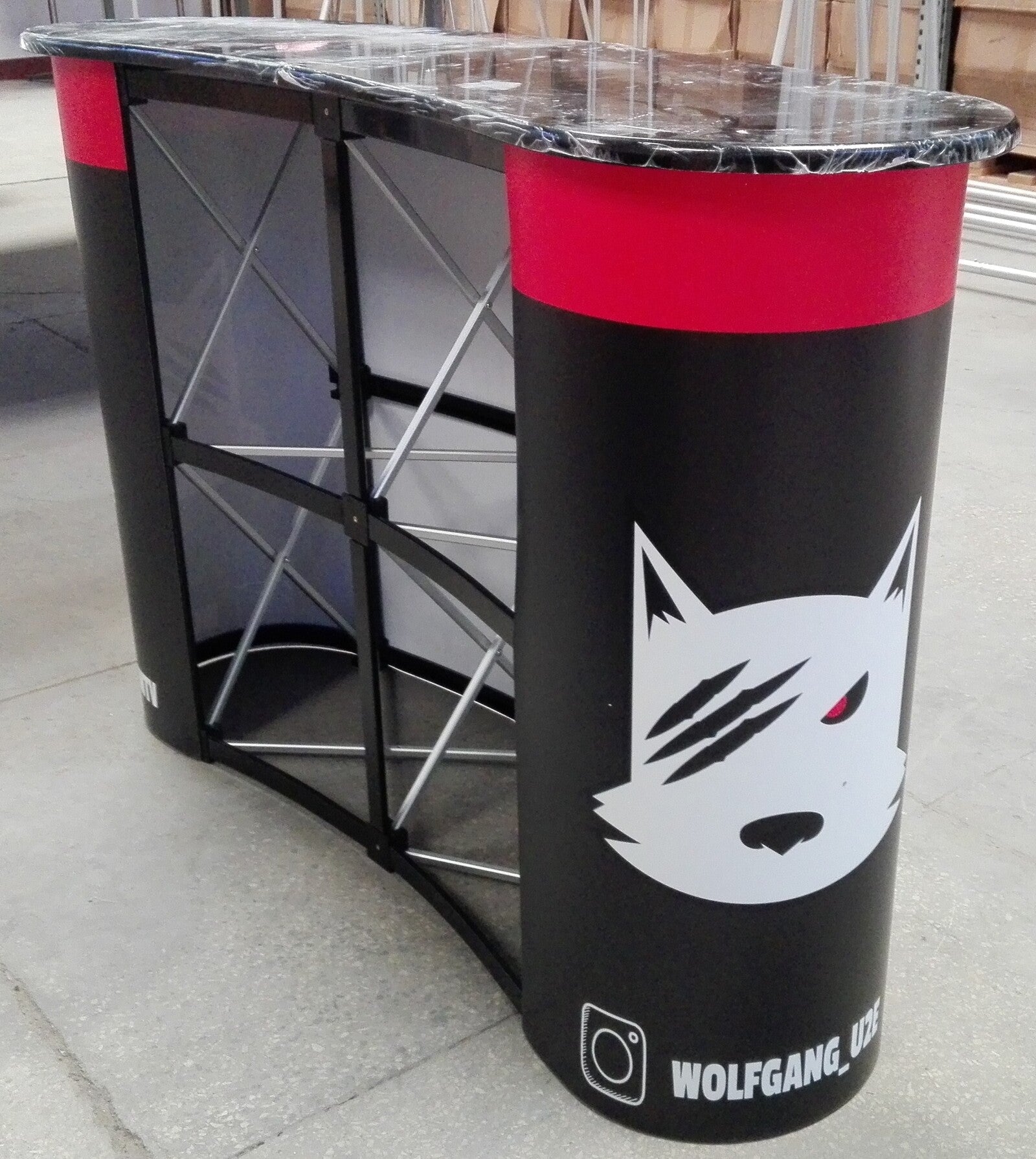Pop-Up Theke 2x2 bedruckt