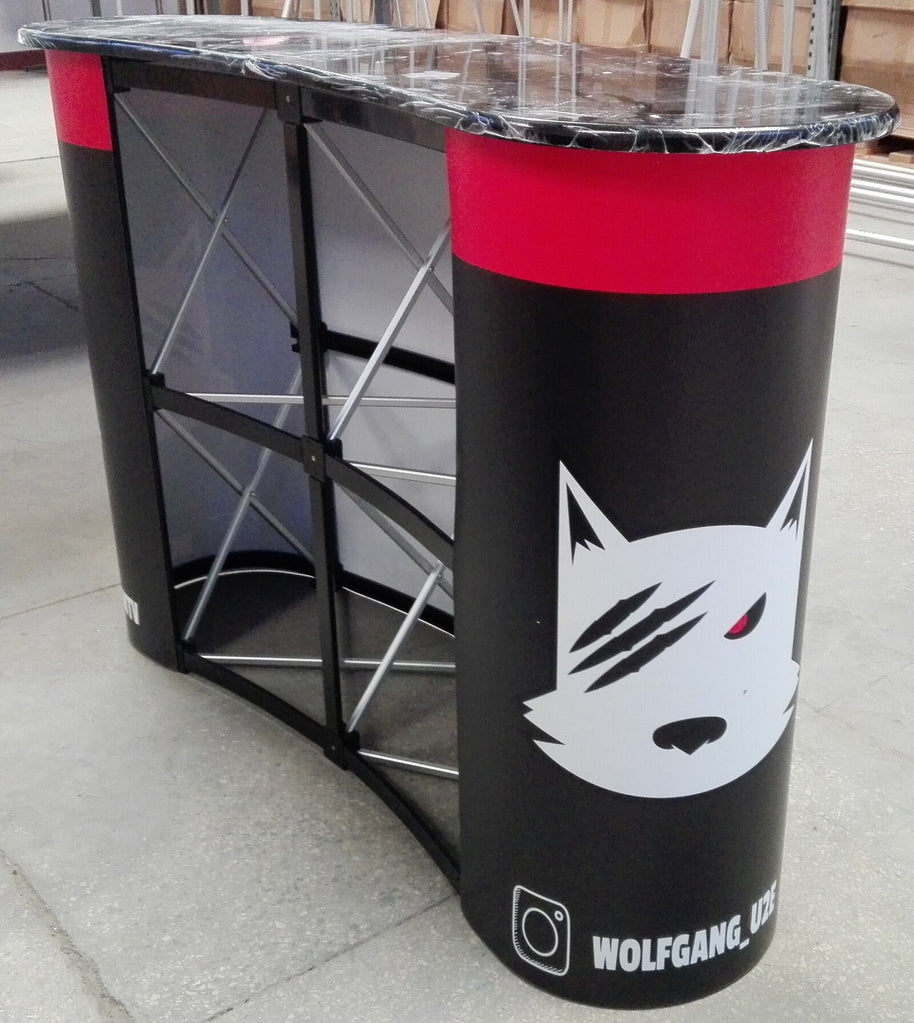 Pop-Up Theke 2x2 bedruckt