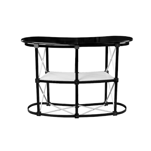 Aluminium Rahmen für Theke Pop-up 2x2 mit Regalen
