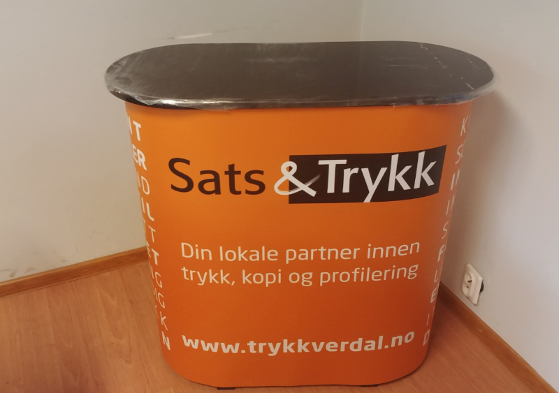 Theke Popup 1x2 bedruckt