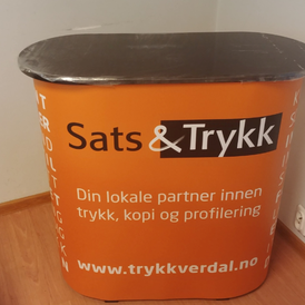 Theke Popup 1x2 bedruckt
