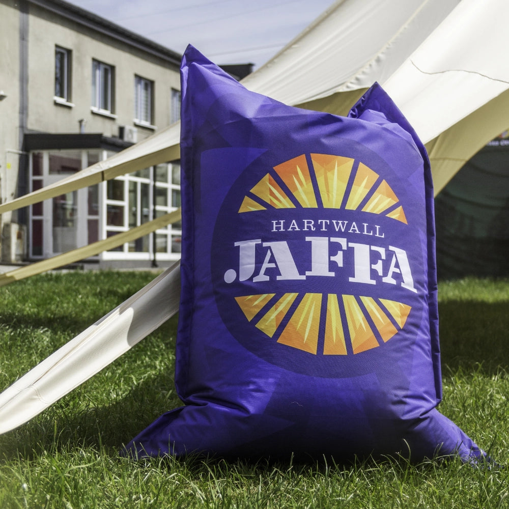 Rechteckige Sitzsack XXL mit Branding