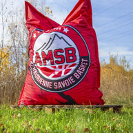 Sitzsack mit Branding rechteckig bedruckt