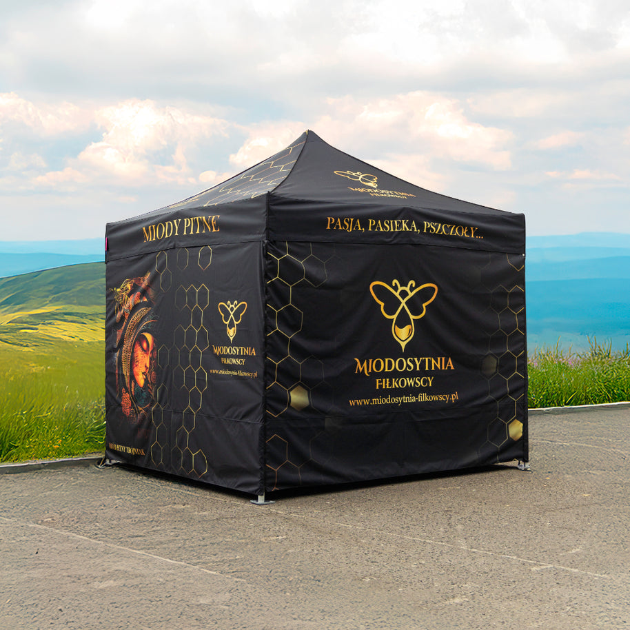 Faltpavillon 3x3 mit Logo bedrucken