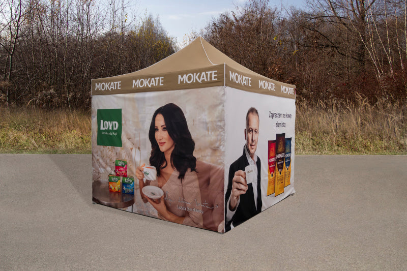 Faltpavillon 3x3 mit Logo bedrucken