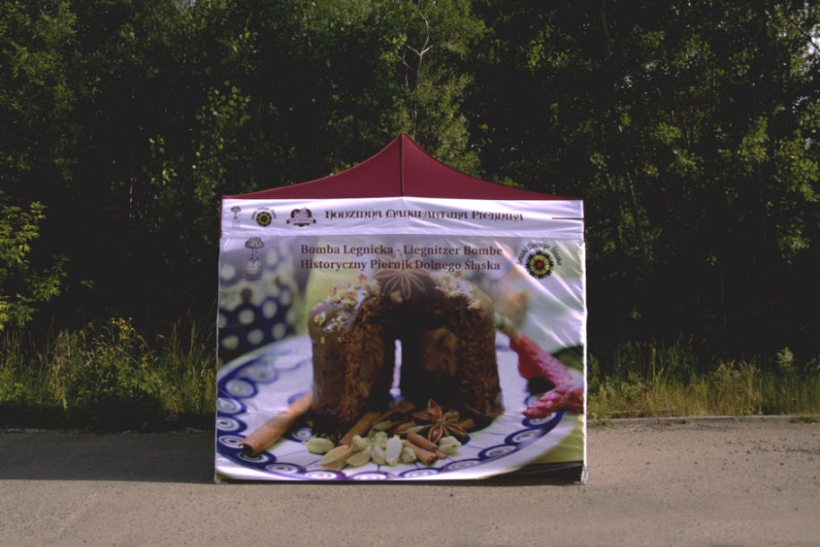 Logozelt 3x3 mit Fotodruck
