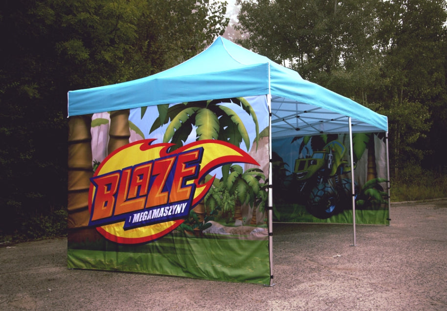 Logozelt 3x6 bedruckt
