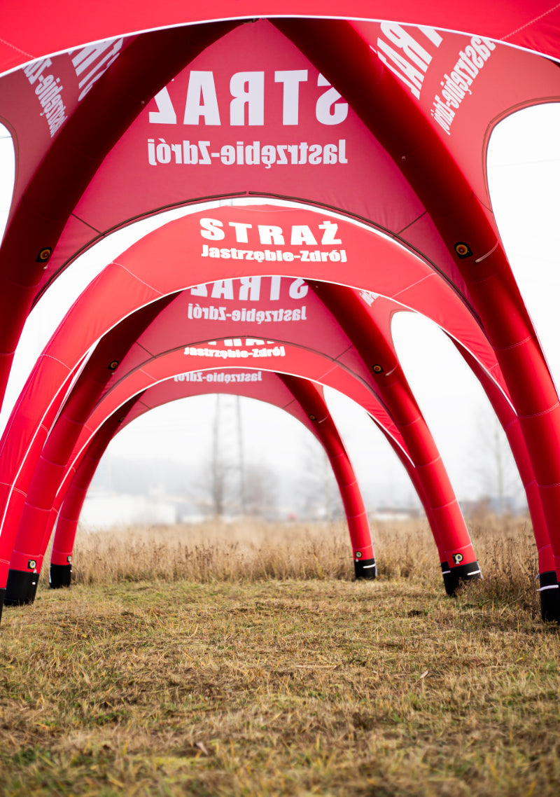 Aufblasbares Eventzelt 6x6 mit Logodruck