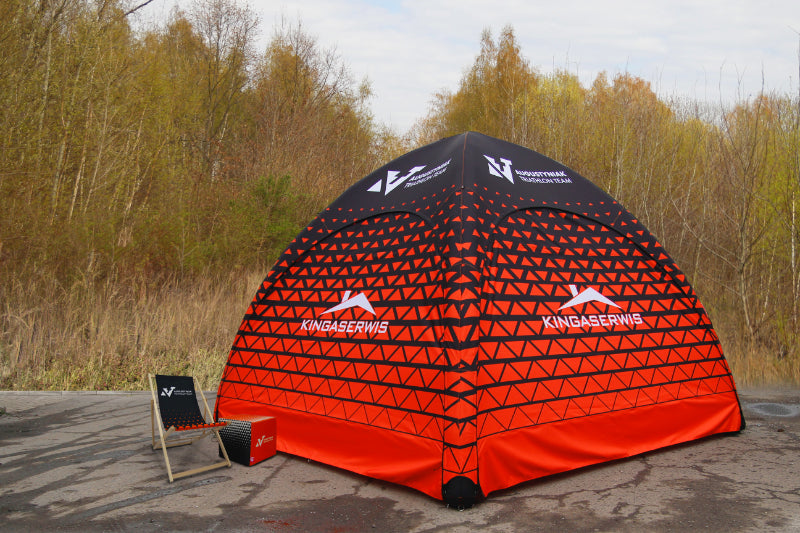 Zelt 4x4 aufblasbar