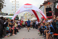 Luftdichtes Event Zelt mit Logo bedruckt